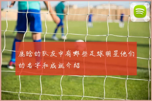 鹿晗的队友中有哪些足球明星他们的名字和成就介绍