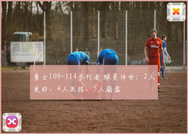 勇士109-114步行者 球员评价：2人良好，4人及格，5人崩盘