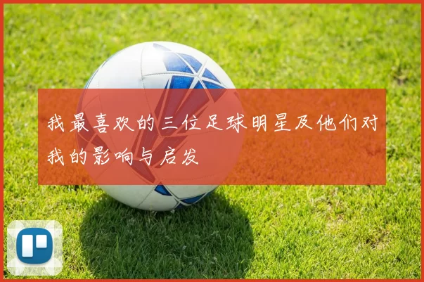 我最喜欢的三位足球明星及他们对我的影响与启发