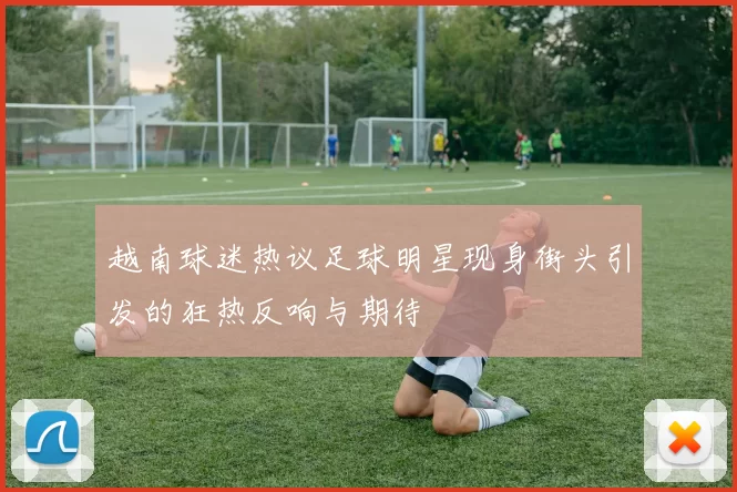 越南球迷热议足球明星现身街头引发的狂热反响与期待
