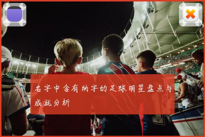 名字中含有纳字的足球明星盘点与成就分析