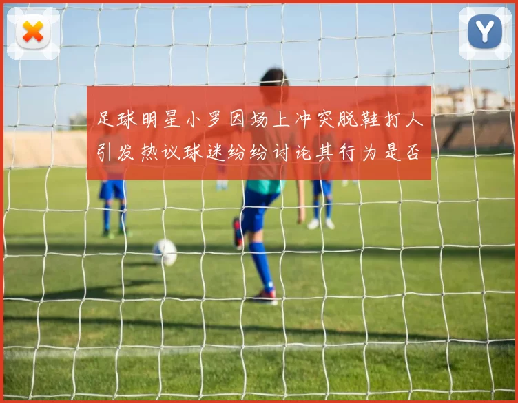 足球明星小罗因场上冲突脱鞋打人引发热议球迷纷纷讨论其行为是否恰当